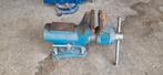 Twee keer bankschroef, Doe-het-zelf en Verbouw, Ophalen of Verzenden, Zo goed als nieuw, Minder dan 700 watt, Haakse handslijpmachine