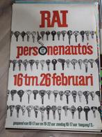 RAI Amsterdam. A0 affiches. personenauto RAI., Ophalen of Verzenden, Gebruikt, A1 t/m A3, Reclame