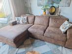GRATIS AF TE HALEN!!!  L-vormige Canvas Bank, Huis en Inrichting, Ophalen, 250 tot 300 cm, Gebruikt, 100 tot 125 cm