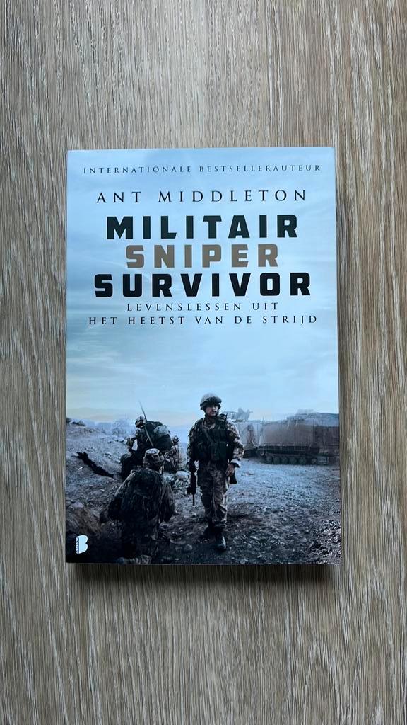 Ant Middleton - Militair, sniper, survivor, Boeken, Overige Boeken, Zo goed als nieuw, Ophalen of Verzenden