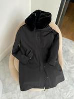 Prachtige zwarte Air Force jas parka 34 met warme bontkraag, Ophalen of Verzenden, Zo goed als nieuw, Overige maten, Zwart