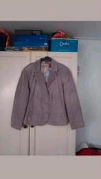 Mooi grijs taupe echt leren suède jasje van Splendido mt 46, Kleding | Dames, Ophalen of Verzenden, Gedragen, Maat 46/48 (XL) of groter