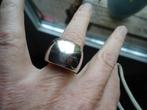 mooie bolle echt zilveren mooie ring echt zilver mt 17,25, Ophalen of Verzenden, Zo goed als nieuw, 17 tot 18, Dame