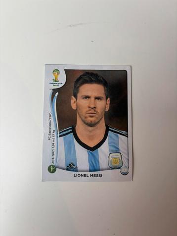 Panini Wk 2014 sticker Messi beschikbaar voor biedingen