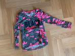 Vingino longsleve legerprint met roze maat 10/140, Gebruikt, Meisje, Ophalen of Verzenden, Vingino