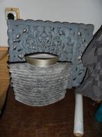 houten panelen met vaas mooi voor kerst, Ophalen, Zo goed als nieuw