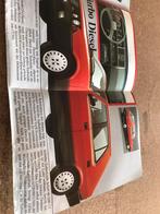 Fiat Ritmo turbo diesel folder uniek Duitse, Ophalen of Verzenden, Zo goed als nieuw