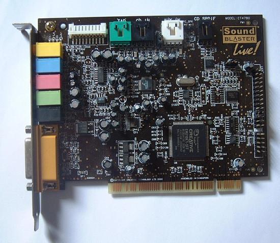 Geluidskaart Sound Blaster Live ! Pci Ct 4780 + Midi 4.1, Computers en Software, Geluidskaarten, Zo goed als nieuw, Extern, Ophalen of Verzenden