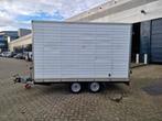 Aluvan gesloten aanhanger rijplaten  wielen onder bak, Ophalen, Gebruikt