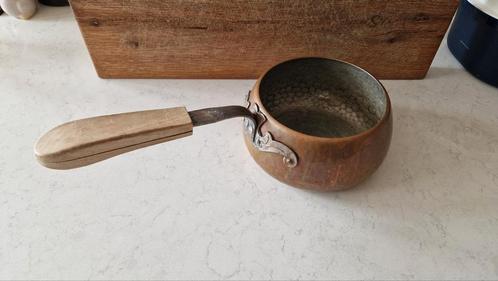 Koperen sauspan Stockli Netstal Swiss, Huis en Inrichting, Keuken | Potten en Pannen, Zo goed als nieuw, Overige materialen, Ophalen of Verzenden