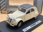 Citroën 2CV 1:18 Maisto, Ophalen of Verzenden, Zo goed als nieuw, Auto, Maisto