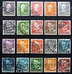 Denemarken : 20 kopjes Koning Christiaan X en Frederik XI, Ophalen of Verzenden, Denemarken, Gestempeld