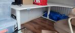 Bekant ikea hoek bureau electrisch verstelbaar 160x110, Ophalen, Elektrisch, Zo goed als nieuw, Bureau