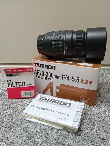 Tamron 70-300mm f4-5.6 LD Di Tele-macro (1:2) Nikon beschikbaar voor biedingen