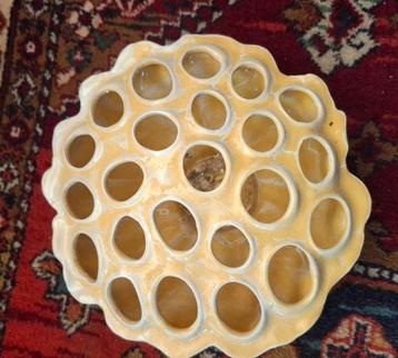 brocante keramiek vintage vaas bloemknoppen multivaas beschikbaar voor biedingen