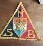 NSB embleem 30 x 30 cm   middenstuk vlag  ongebruikt, Ophalen of Verzenden, Overige soorten, Nederland, Embleem of Badge