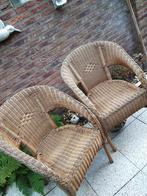 Twee mooie rotan stoelen, Tuin en Terras, Tuinstoelen, Ophalen, Gebruikt, Rotan
