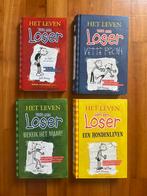 Leven van een loser, deel 1 t/m 4, Ophalen of Verzenden, Zo goed als nieuw, Jeff Kinney, Fictie