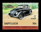 postzegel 743 Saint Lucia auto Volkswagen Kever, Ophalen of Verzenden, Postfris, Noord-Amerika