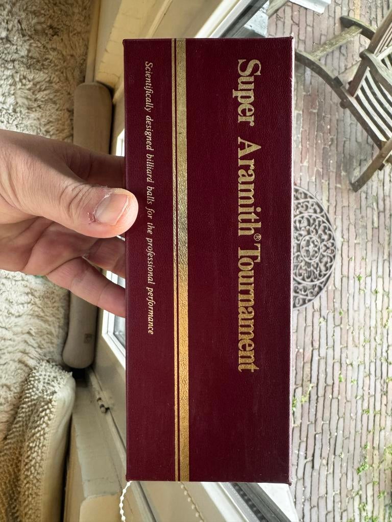 Super Aramith Tournament Biljartballen - 61,5mm, Ophalen of Verzenden, Gebruikt, Keu of Ballen