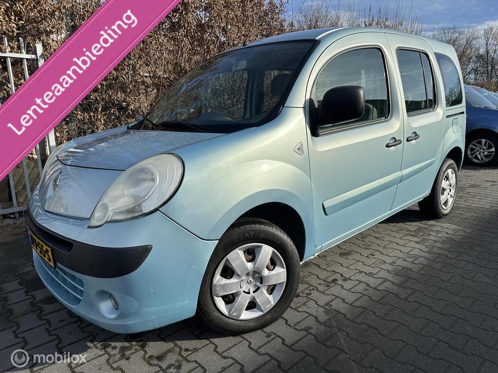 Renault Kangoo combi 1.6-16V Expression, Auto's, Gebruikt, 4 cilinders, Blauw, Bedrijf