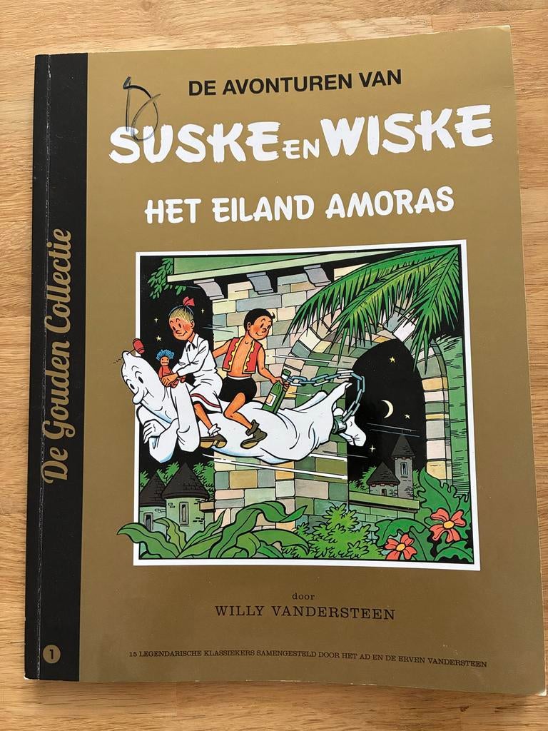Suske en Wiske - Het Eiland Amoras (De Gouden Collectie), Boeken, Stripboeken, Eén stripboek, Ophalen, Gelezen