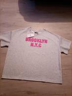 Oversized sweatstof T-shirt met Brooklyn NYC opdruk, Terstal, Maat 46/48 (XL) of groter, Nieuw, Ophalen of Verzenden
