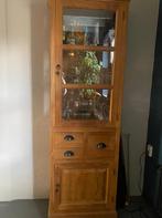 teakhout vitrinekast, Ophalen, Teakhout, 50 tot 100 cm, Zo goed als nieuw