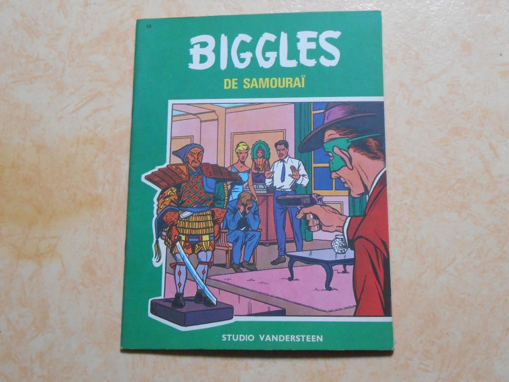 Biggles 12 De samouraï 1967 1 ste druk., Willy Vandersteen, Eén stripboek, Ophalen of Verzenden, Zo goed als nieuw