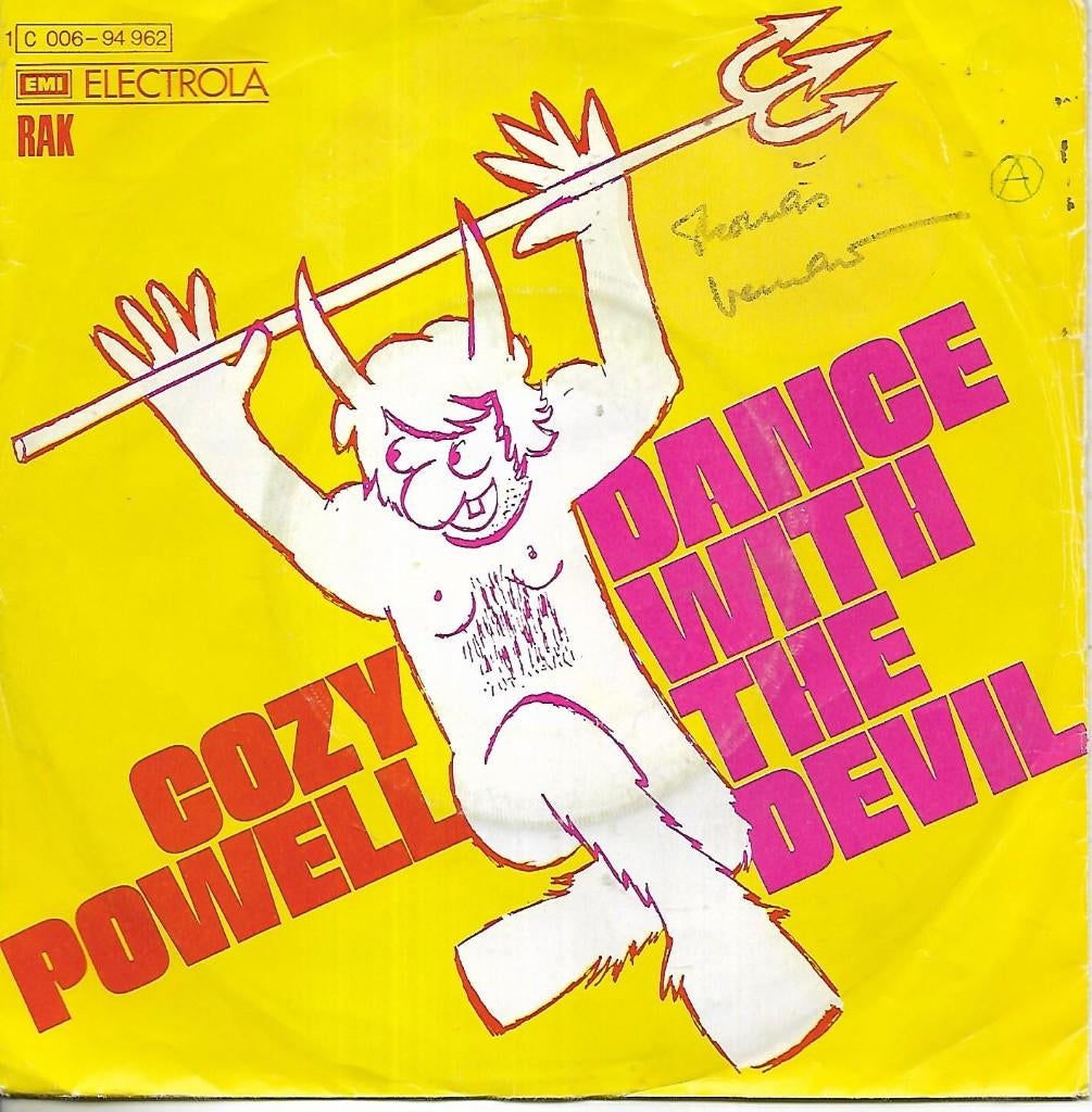 Cozy Powell - Dance with the devil, Gebruikt, 7 inch, Single, Pop