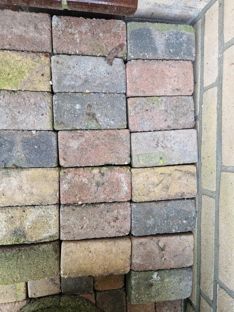 Mooie gebakken klinkers, ca. 1m2, Ophalen, Gebruikt, 5 tot 10 m², Klinkers