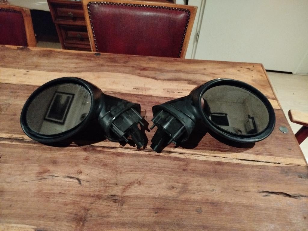 Set Zwarte hoogglans buitenspiegels Mini Cooper S one r50, Ophalen of Verzenden, Nieuw, Mini