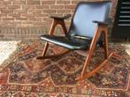 Louis van Teeffelen - schommelstoel retro vintage jaren 60 s, Huis en Inrichting, Gebruikt, Zwart, Deens design - Scandinavisch