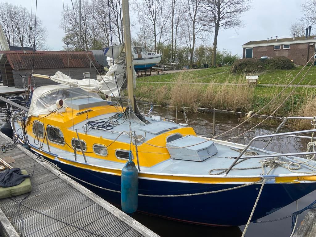 Kajuitzeilboot Meerenpoort 930 staal vaarklaar, 6 meter of meer, Gebruikt, Overige typen, 15 tot 30 m²