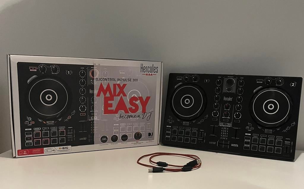 Hercules DJControl Inpulse 300 MET VACTUREN, Ophalen of Verzenden, Zo goed als nieuw, Dj-set, Overige merken
