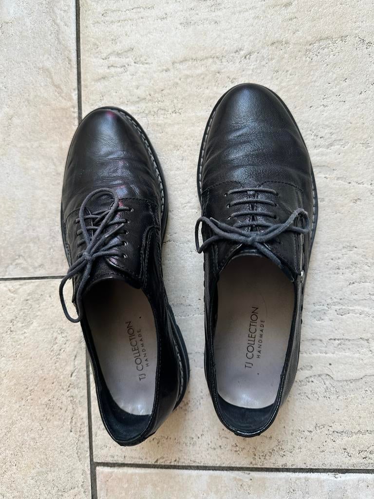 Zwarte TJ Collection veterschoenen - Maat 36, Kleding | Dames, Schoenen, Ophalen of Verzenden, Gedragen, Zwart, Schoenen met lage hakken