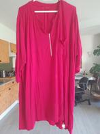 Fuchsia tuniek/blouse met rits en zakje, Maat 46/48 (XL) of groter, Ophalen of Verzenden, Onbekend, Roze