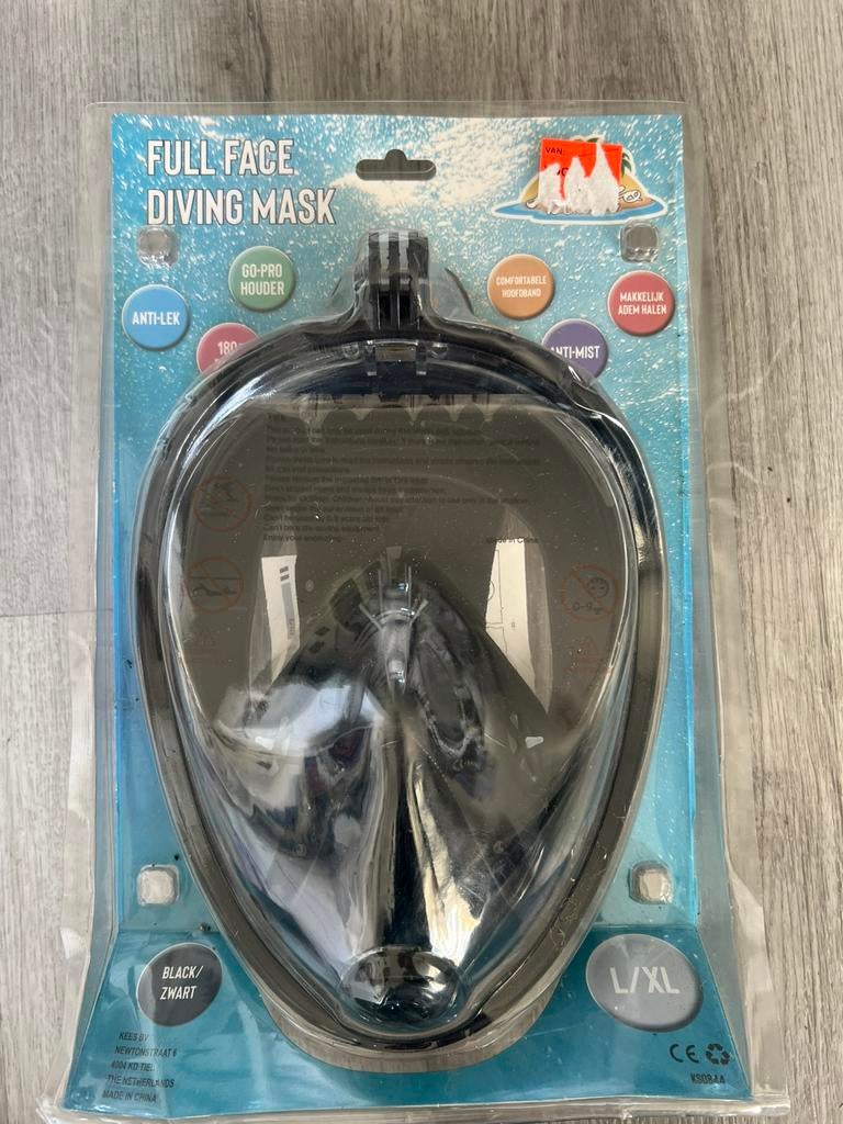 Snorkel masker, Watersport en Boten, Snorkelen, Ophalen of Verzenden, Zo goed als nieuw, Snorkelmasker