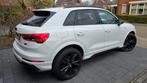 Audi Q3 45 Tfsi e 245pk Phev 2x S-line 20inch NIEUWSTAAT!!, Zwart, Leder en Stof, Wit, Plug-in hybride