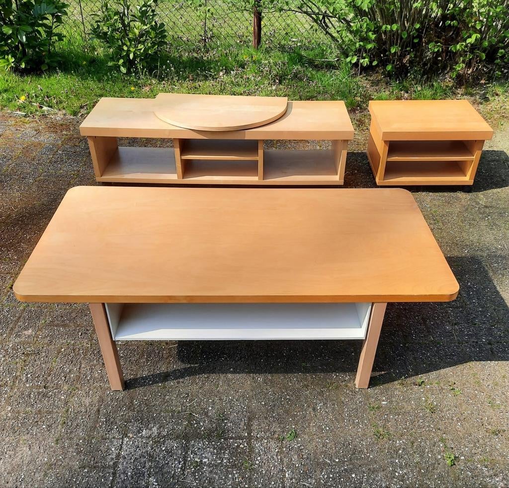 Ikea tafels en TV kast met draaiplateau, Ophalen, 25 tot 50 cm, 50 tot 100 cm, Minder dan 100 cm