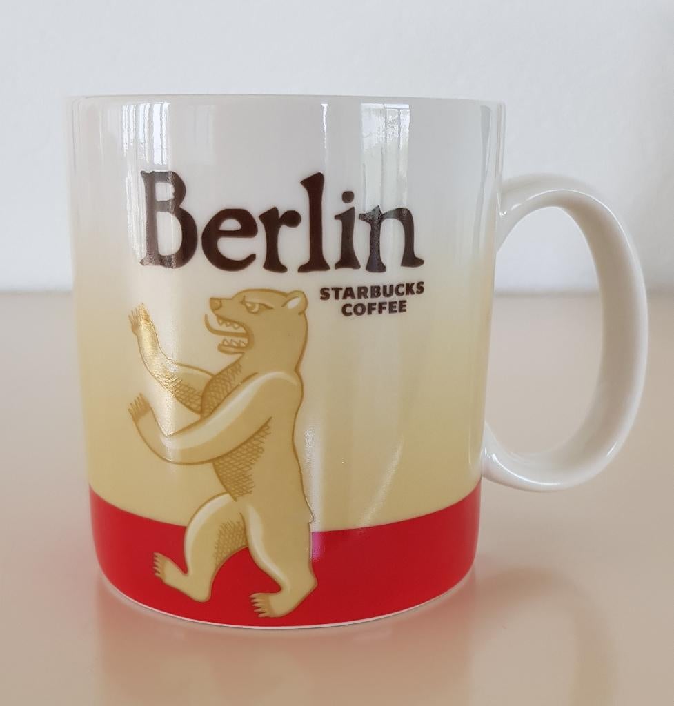 Starbucks mok Berlijn Berlin, Verzenden, Zo goed als nieuw, Porselein, Kop en/of schotel