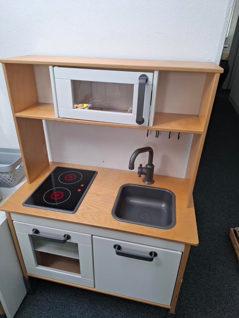 Complete kinder speelkeuken met accessoires, Ophalen, Gebruikt, Hout, Speelkeuken