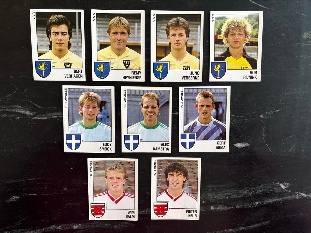 Voetbalplaatjes Panini Nederland 89 - Diverse Clubs, Verzamelen, Ophalen of Verzenden, Gebruikt, Overige binnenlandse clubs, Spelerskaart