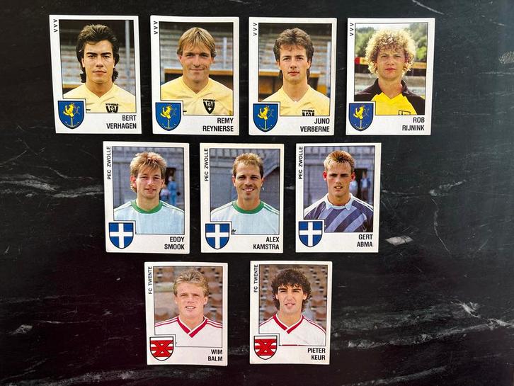 Voetbalplaatjes Panini Nederland 89 - Diverse Clubs, Verzamelen, Sportartikelen en Voetbal, Gebruikt, Spelerskaart, Overige binnenlandse clubs