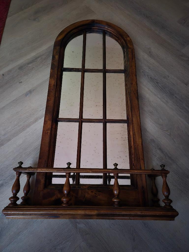 Antieke spiegel, Antiek en Kunst, Ophalen of Verzenden, Rechthoekig, 50 tot 100 cm, Minder dan 100 cm