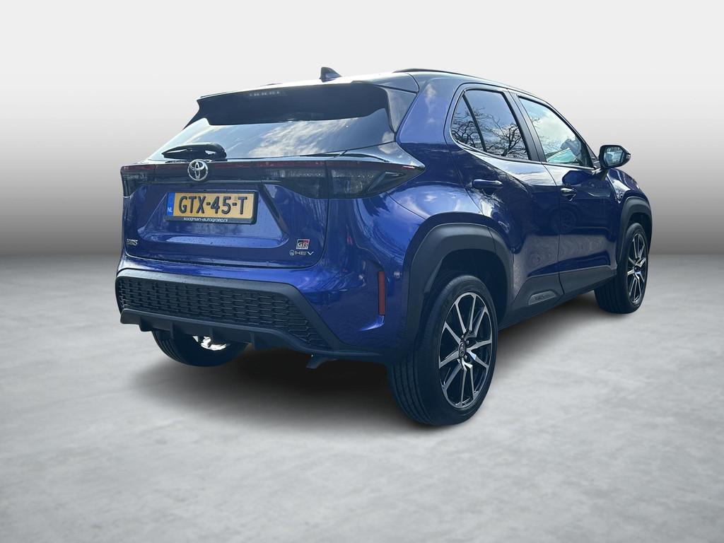 Toyota Yaris Cross 1.5 Hybrid 130 GR SPORT | GR Sport Plus P, Gebruikt, Blauw, 550 kg, Yaris Cross