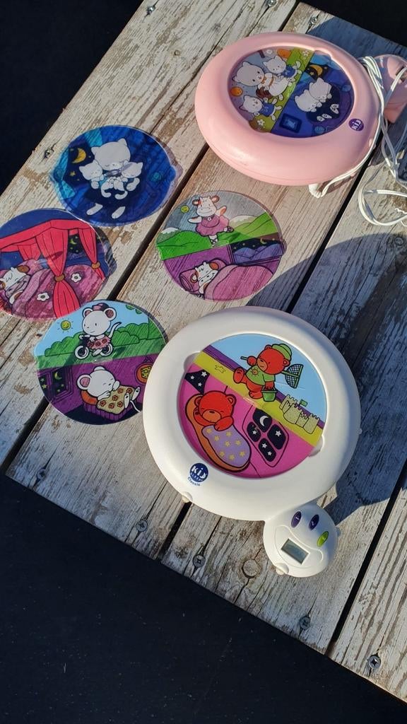 Kidsleep Wekker met Lichtkranten (2 Stuks), Ophalen of Verzenden, Gebruikt, Overige typen, Met licht