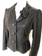 Moschino Cheap & Chic - Leren getailleerd jasje, Verzenden, Zo goed als nieuw, Maat 36 (S), Zwart