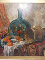 Prachtig groot schilderij 77x82 op doek, Antiek en Kunst, Ophalen of Verzenden