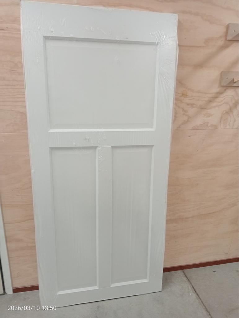 Partij 7 nieuwe paneeldeuren in folie, diverse maten, Doe-het-zelf en Verbouw, Ophalen, 80 tot 100 cm, Binnendeur, Minder dan 200 cm